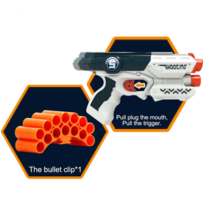 تفنگ اسباب بازی کلت تیر فومی HEAT SOFT SPACE GUN RAVIL-V_اسباب بازی